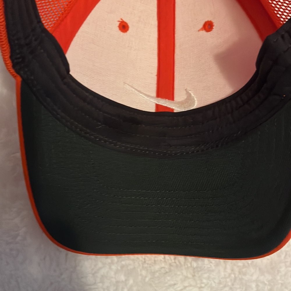 Nike Hats-Flexfit Size M/L Orange w/White - Picture 7 of 8